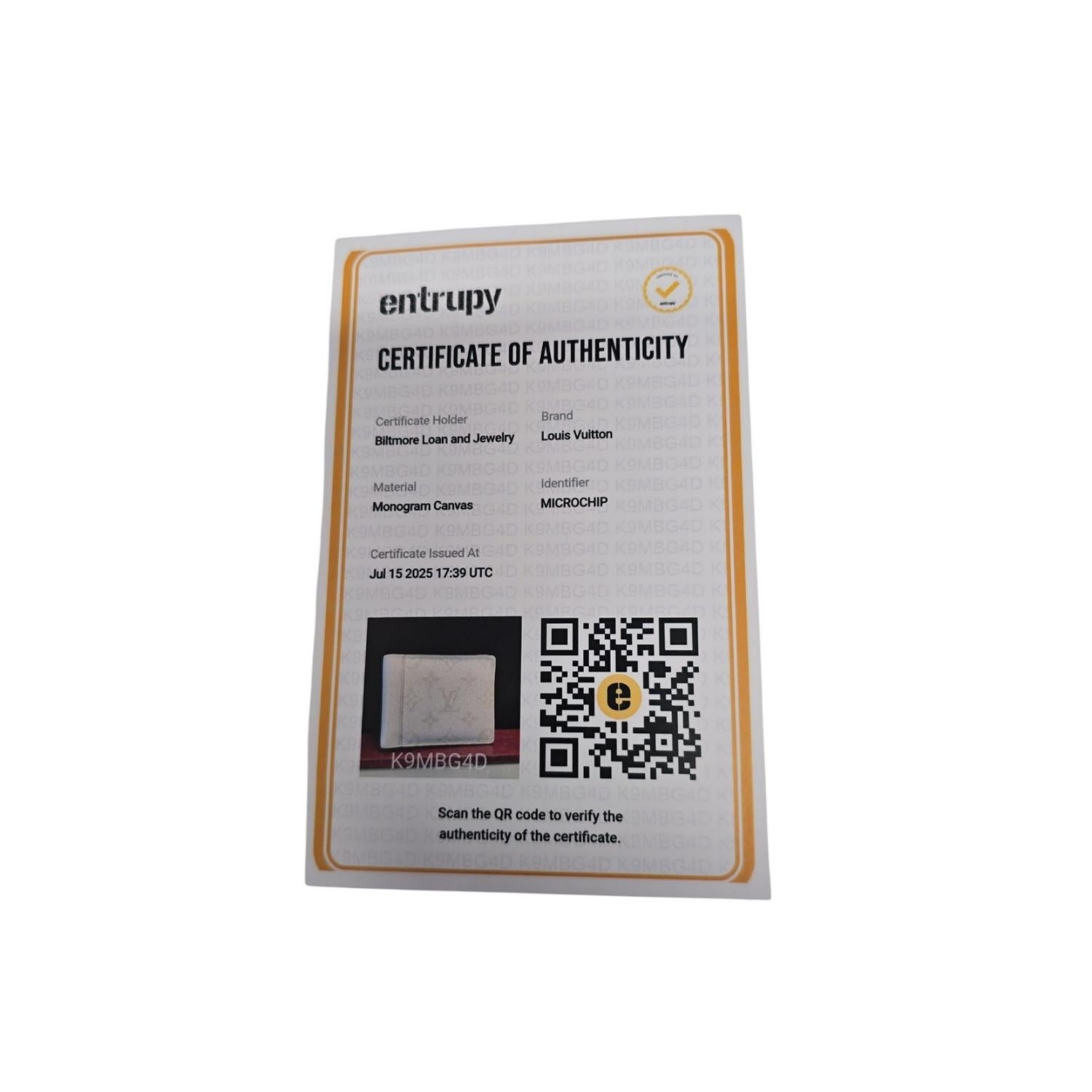 Portefeuille multiple Louis Vuitton Monogram Antartica en vente 5
