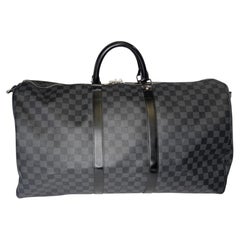 Louis Vuitton Damier Graphite Canvas Keepall Bandoulière 55