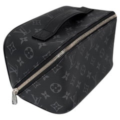 Louis Vuitton Monogram Eclipse Canvas King Size Travel Cosmetic Trousse Case