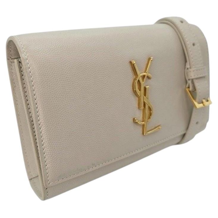 YVES Saint Laurent YSL Monogram Kate Belt Bag Blanc For Sale
