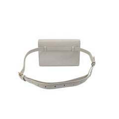 YVES Saint Laurent YSL Monogram Kate Belt Bag Blanc