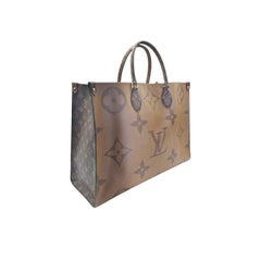 Louis Vuitton OnTheGo GM Tote Monogram Giant with Red Interior