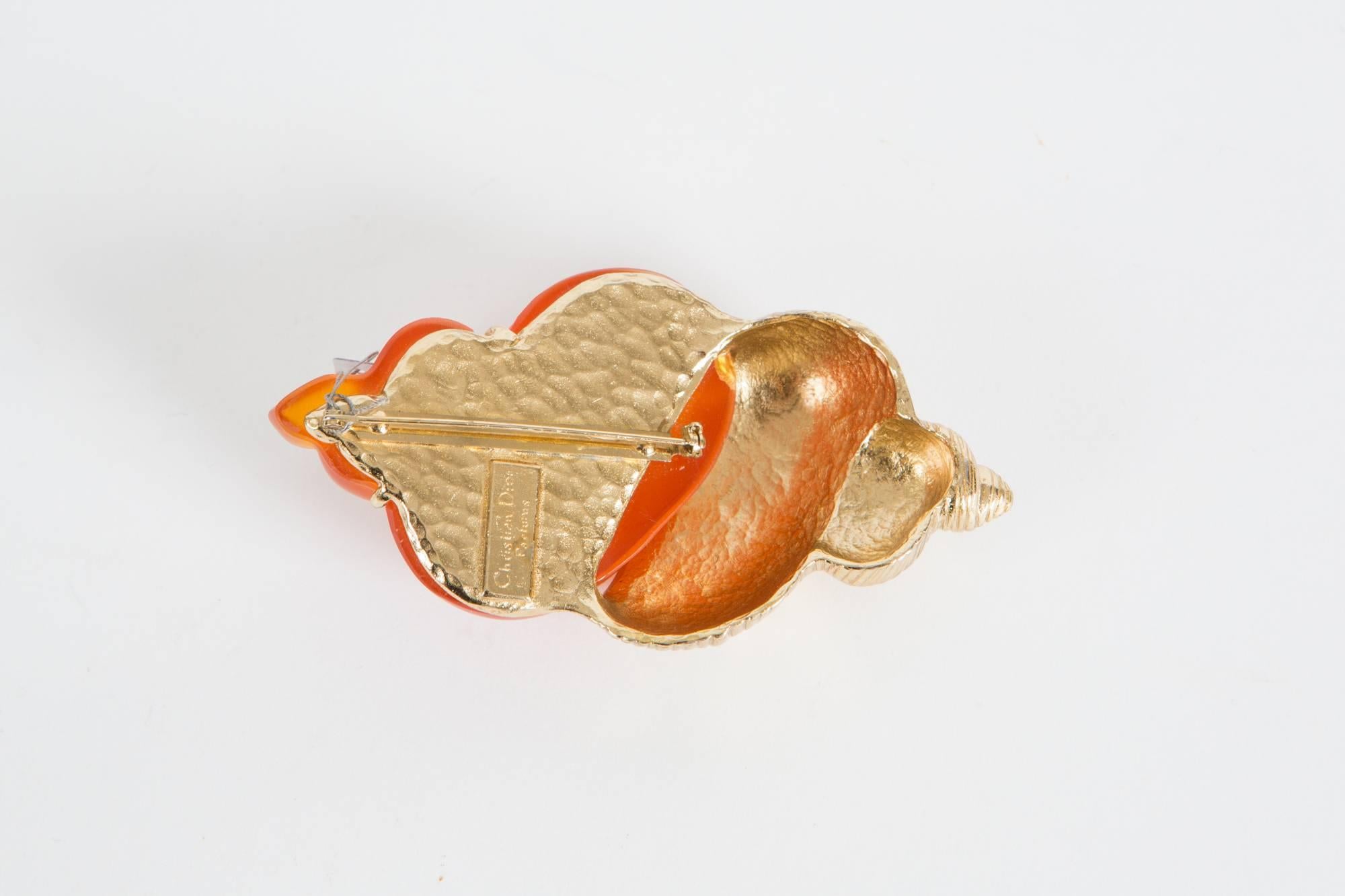 1987 Christian Dior rare brooch created in limited edition by  parurier Robert Goossens for the launch of the perfume 