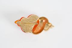 1987 Gorgeous Christian Dior Rare Shell Brooch by Robert Goossens