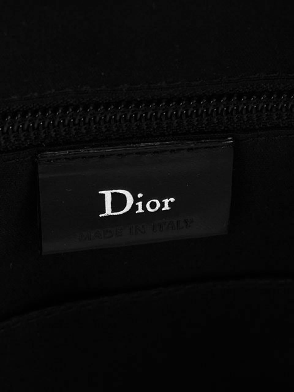 Dior Black Monogram Canvas Briefcase 2