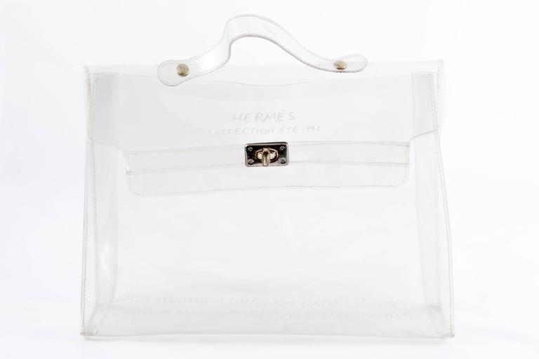 transparent bag hermes