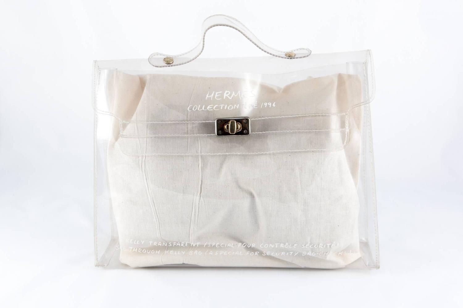transparent kelly bag