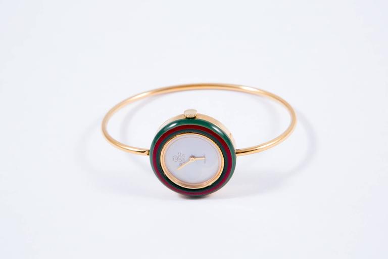 gucci bangle watch interchangeable bezel
