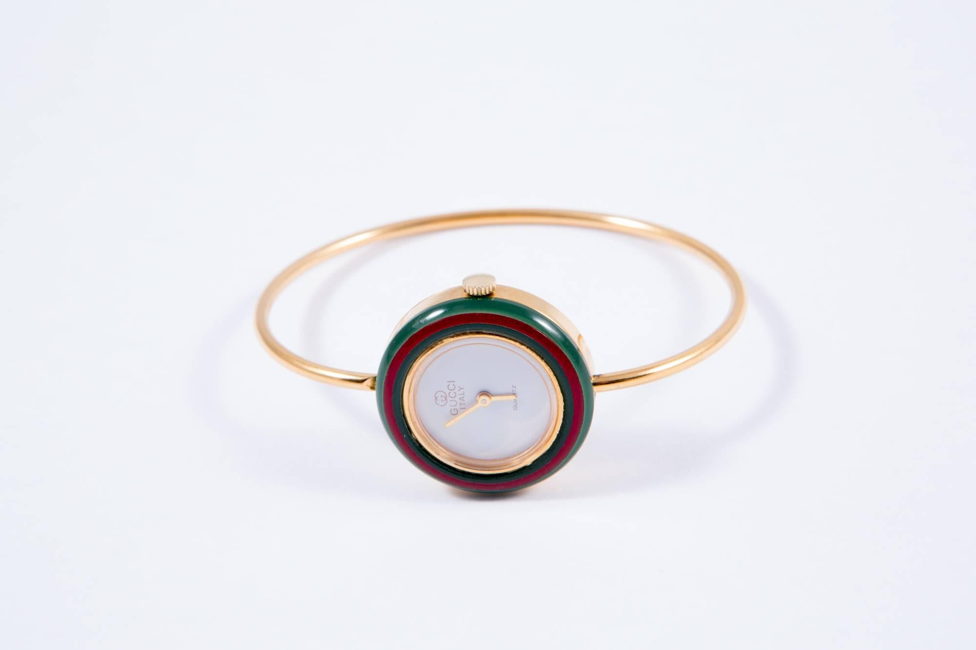 1970 gucci multicolor watch