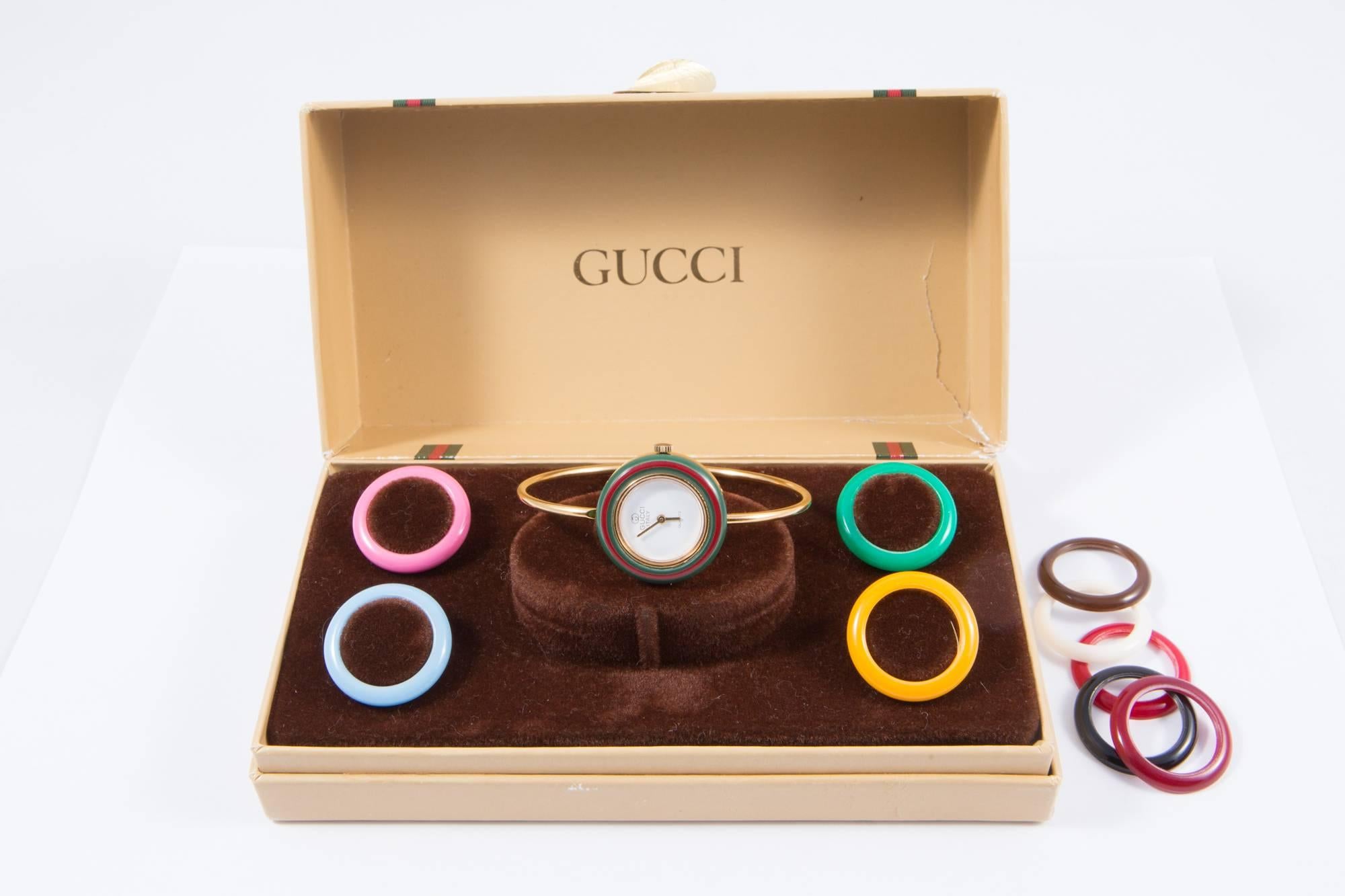 gucci watch multicolor