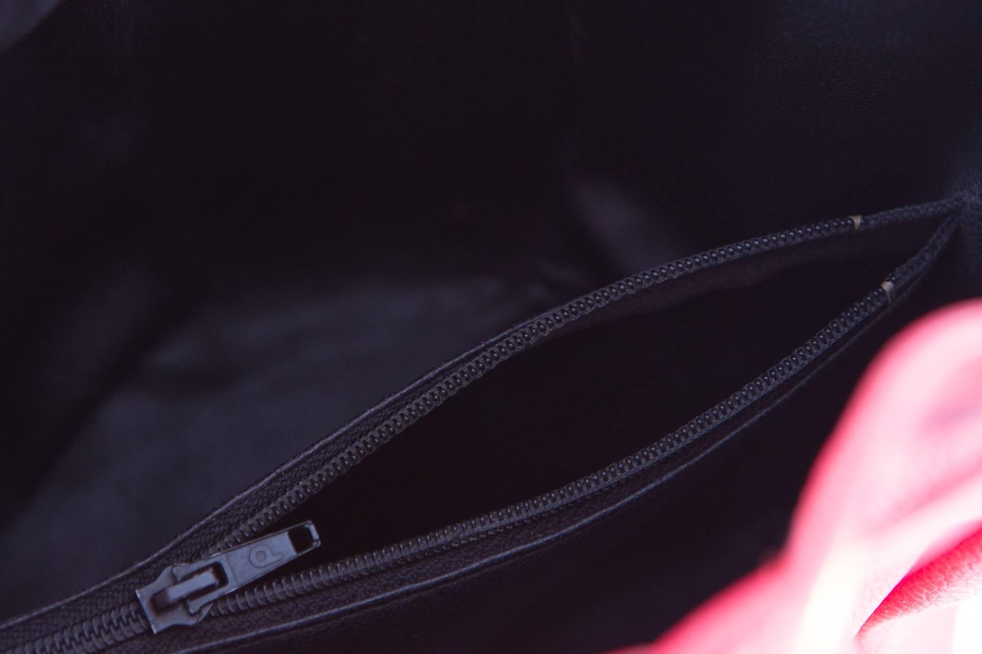Red Saint Laurent  Bucket Leather Bag 1