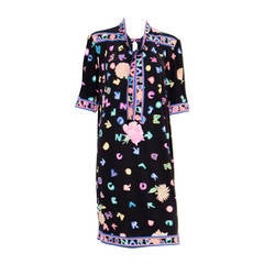 1970s Multico Leonard Silk Dress 11