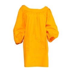 1989 Yves Saint Laurent Yellow Sun Dress