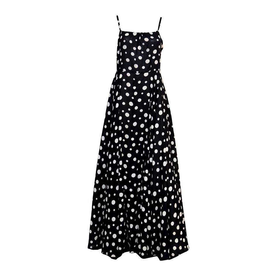1960s Lanvin Evening Dress For Sale at 1stdibs