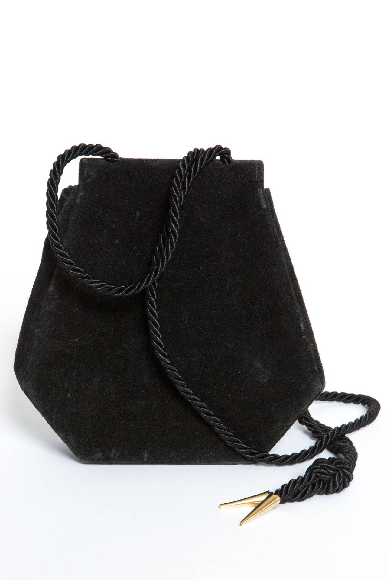 ysl suede tassel bag