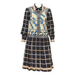 1970s Lanvin Printed Dress 9