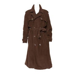 Vintage 1967s Rare Chocolate Yves Saint Laurent Trench