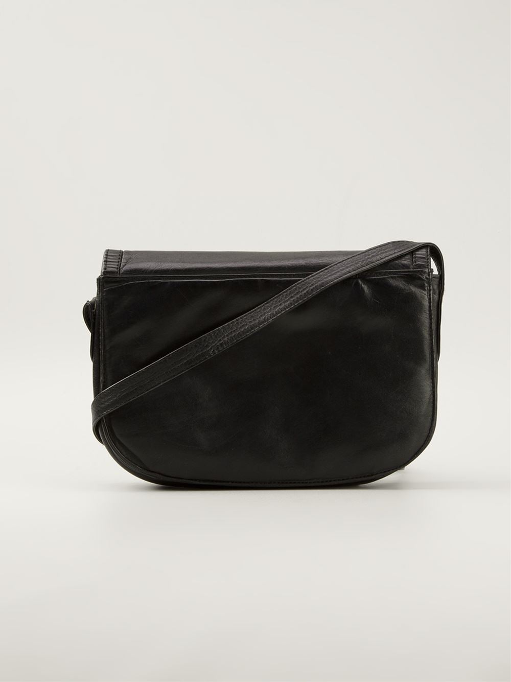 1990S Cartier Black Leather Shoulder Bag In Good Condition In Paris, FR