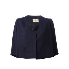 1958s Navy Wool Jacket Jacques Heim
