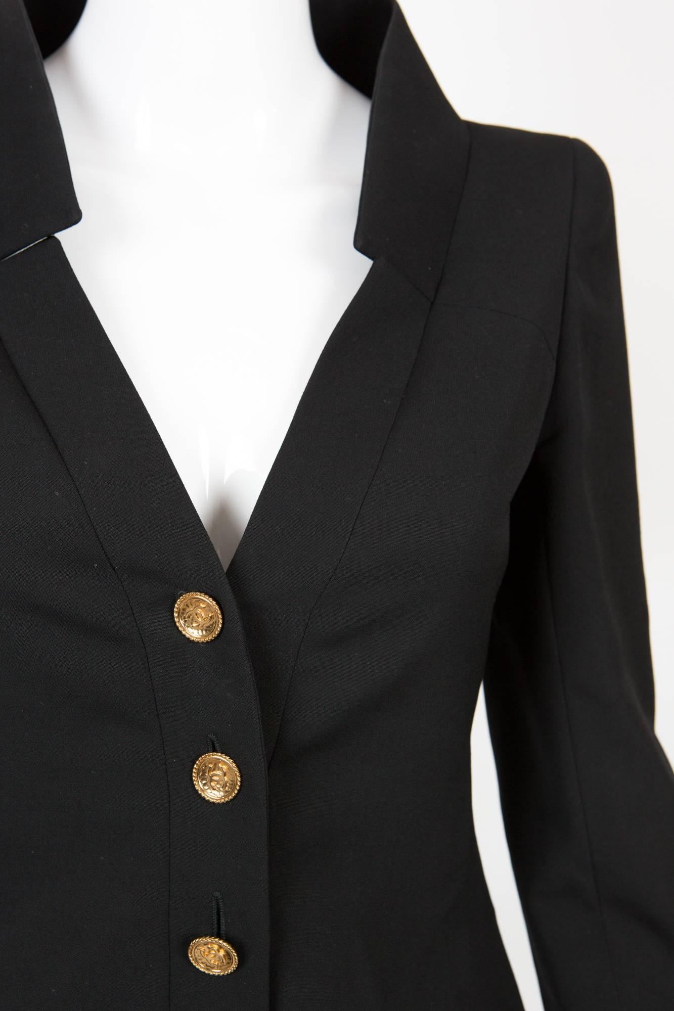 Stunning Black Chanel Jacket 2