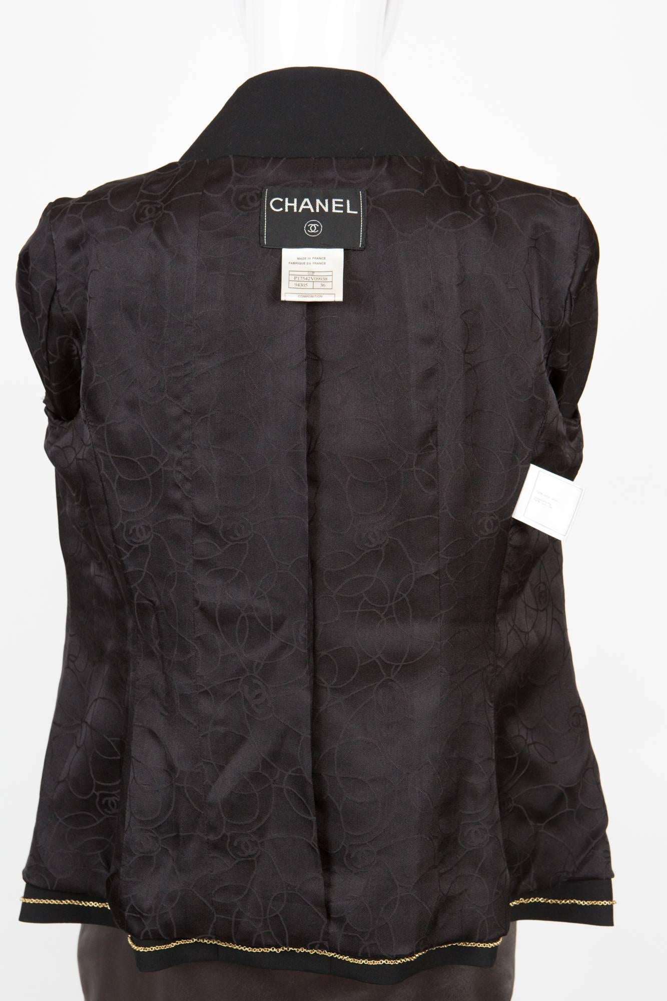 Stunning Black Chanel Jacket 4