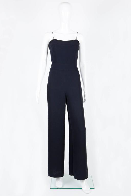1990s Gorgeous Collector Black Chanel Jumpsuit at 1stDibs | chanel black  jumpsuit