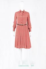 1970s Louis Feraud Printed Silk Dress