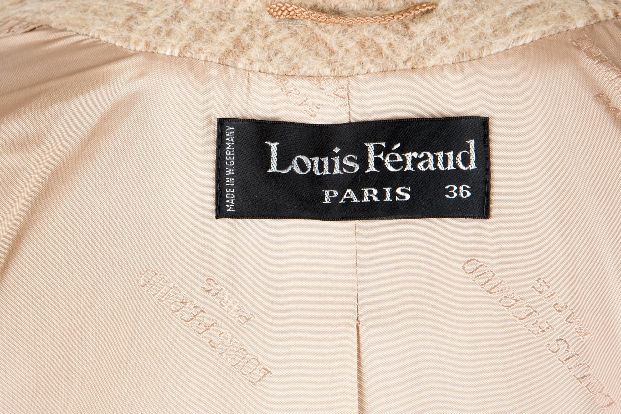 Fabulous Louis Feraud Cream Coat at 1stDibs