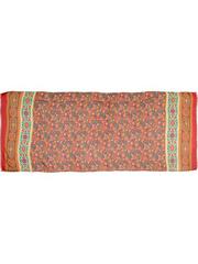 Saint Laurent Silk Multicolour Floral Scarf