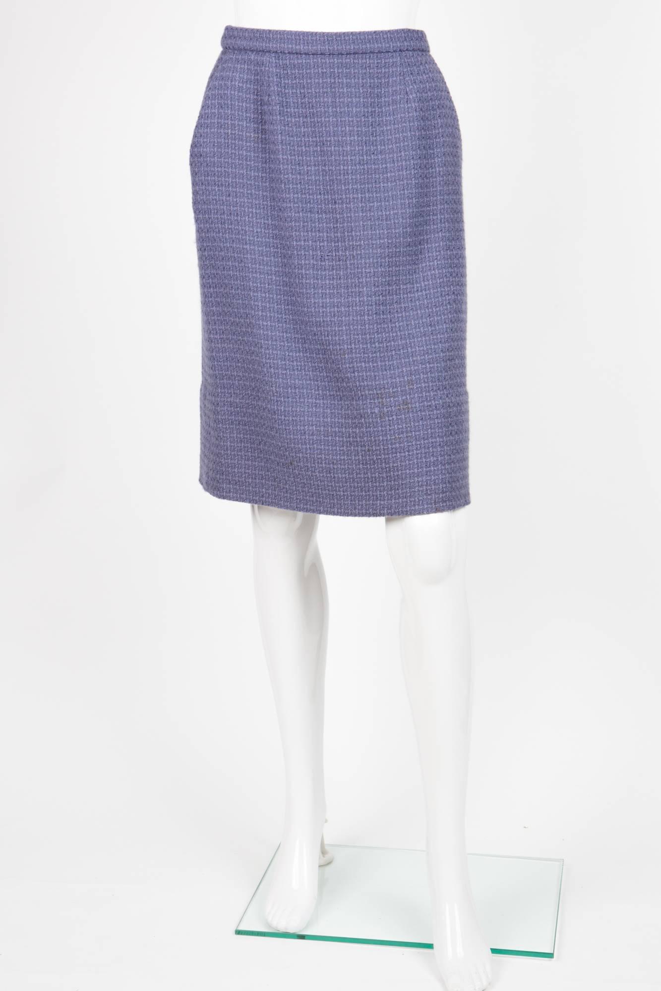 1970s Iconic Parme Boucle Chanel Skirt Suit 3