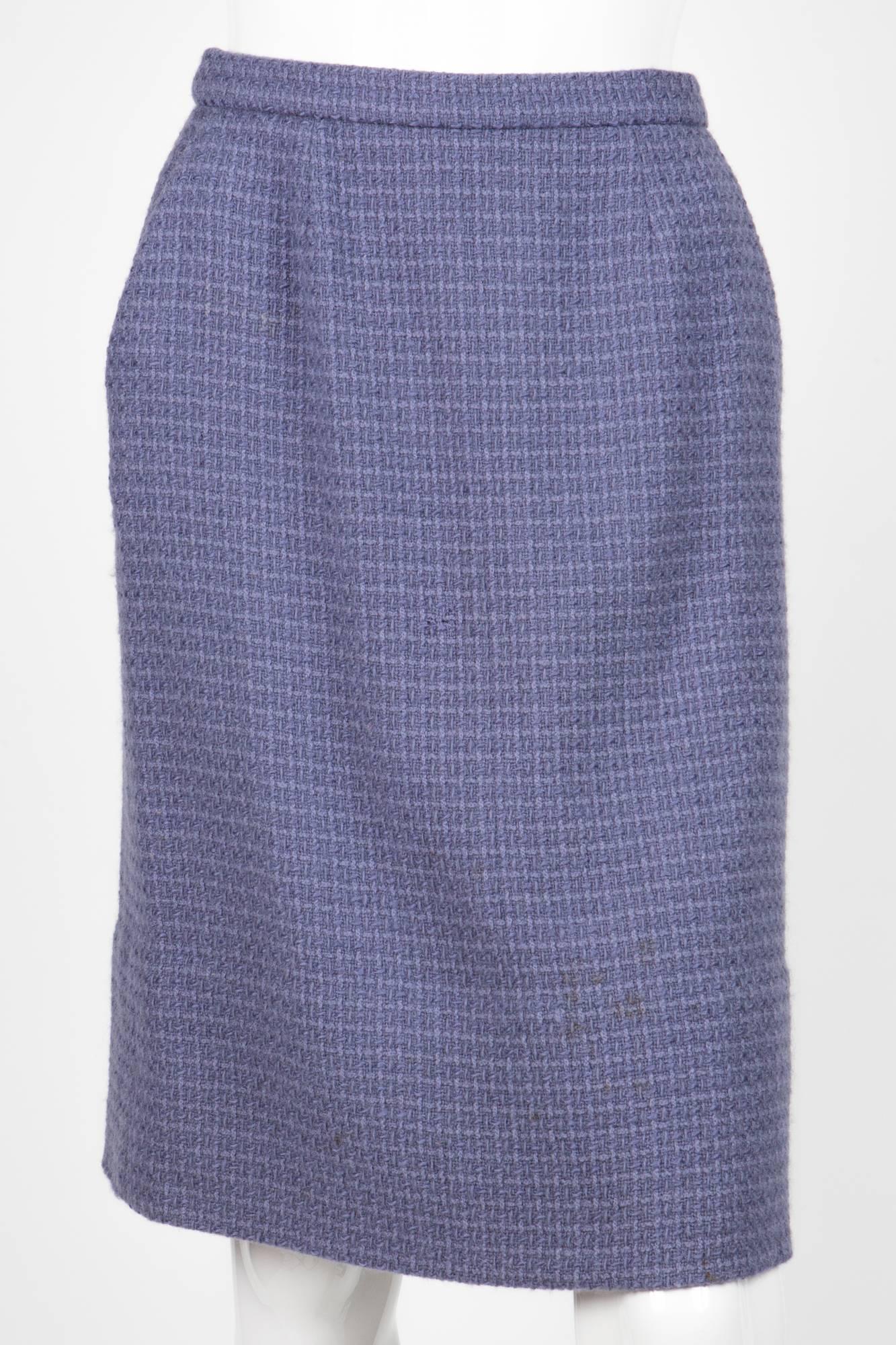 1970s Iconic Parme Boucle Chanel Skirt Suit 4