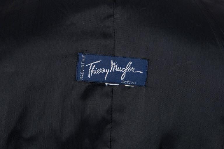 1980s Thierry Mugler Black Iconic Jacket For Sale at 1stdibs