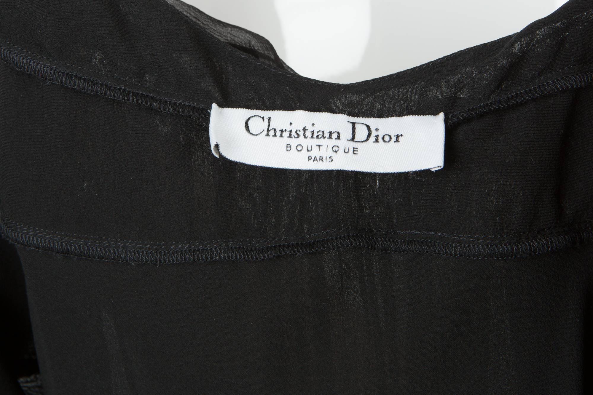 Christian Dior Black Evening Dress 2