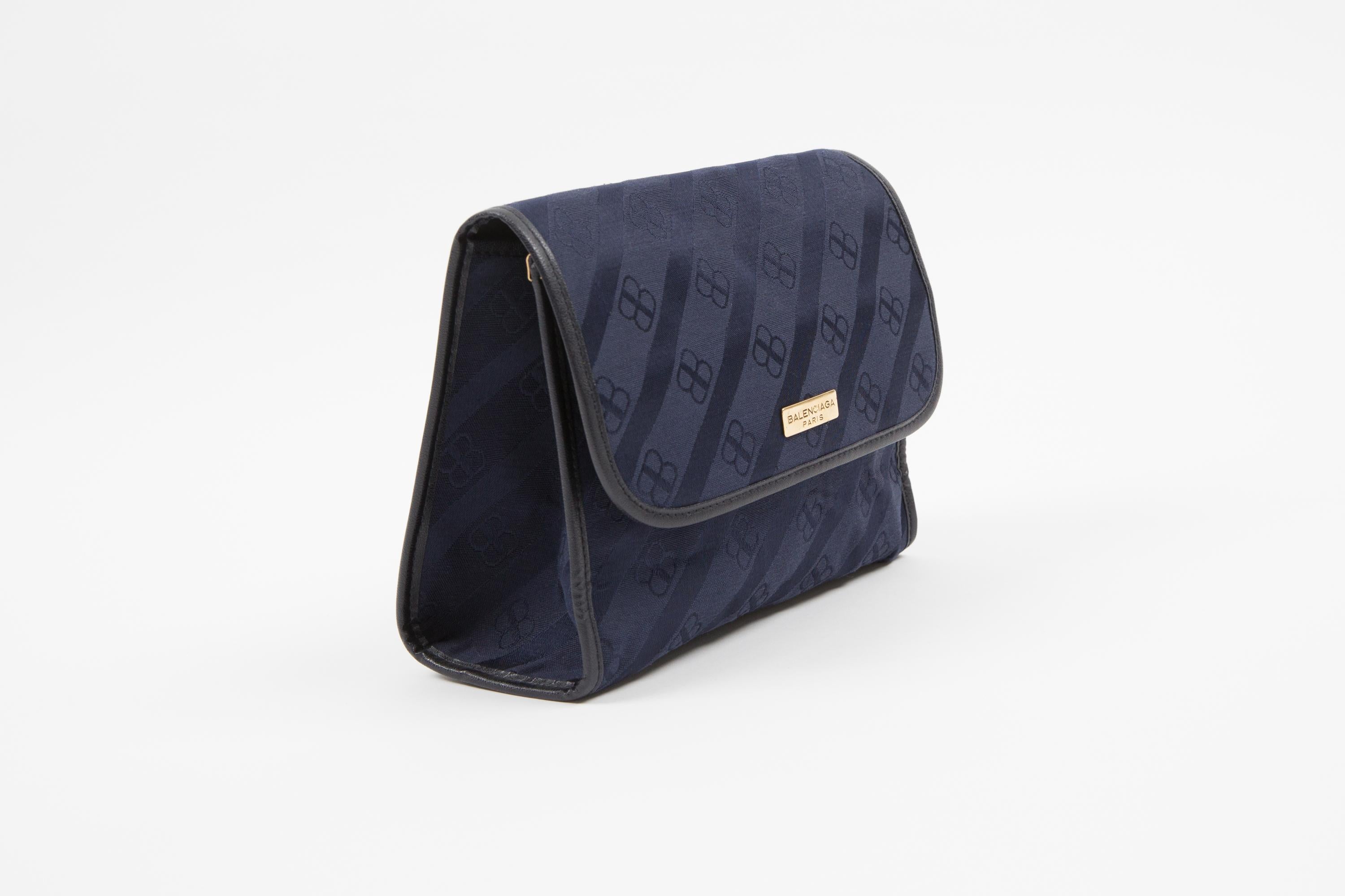 Noir Pochette BB Balenciaga Marine Monaco en vente