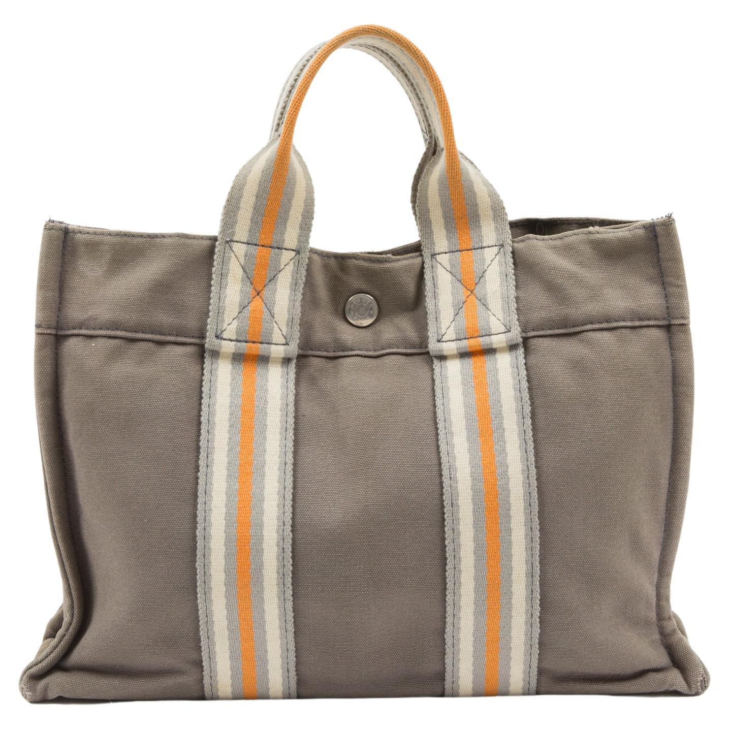 Hermes Beige Baumwolle Toto PM Tote Bag