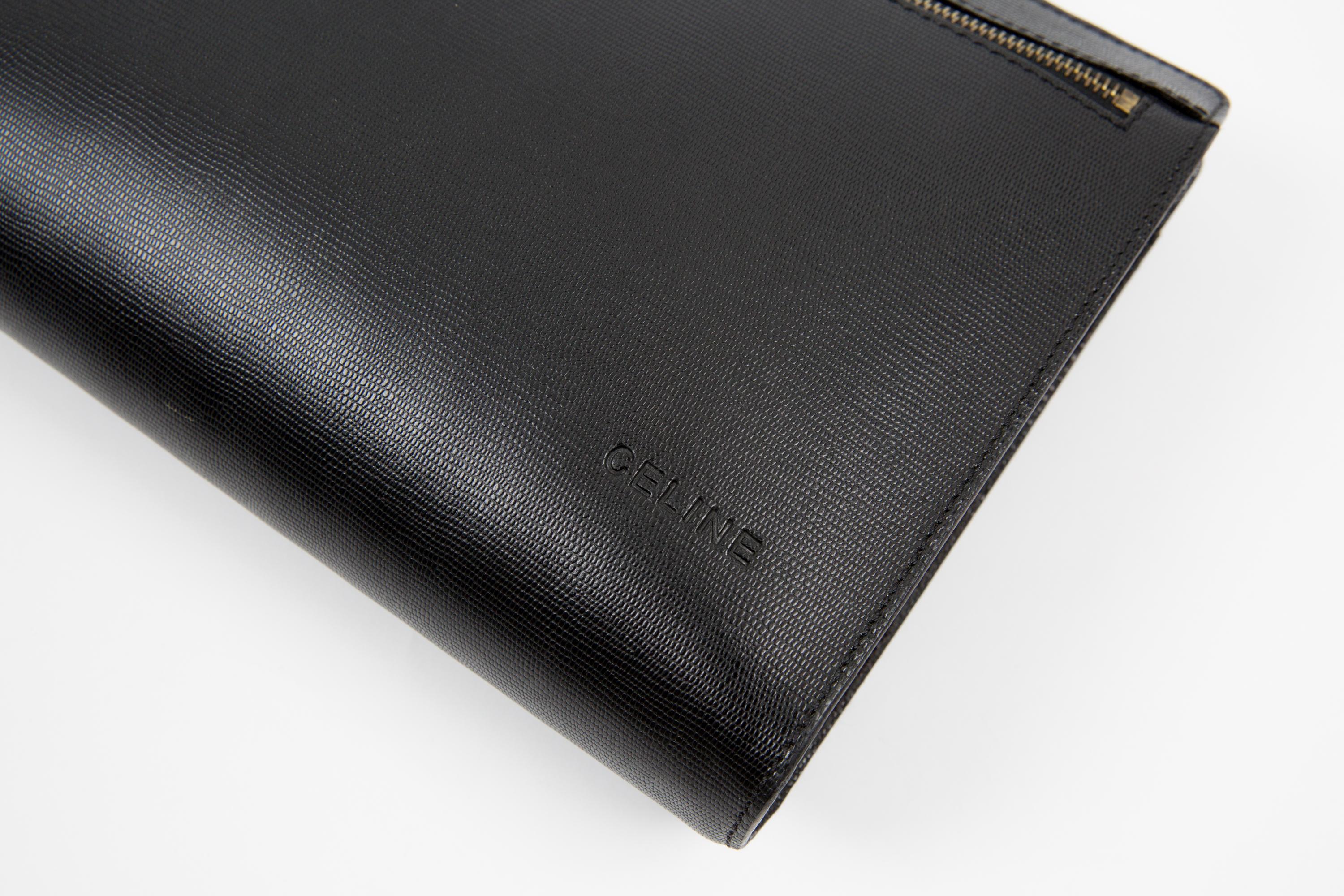 da uomo o donna Pochette in pelle nera Celine in vendita