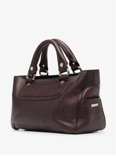 Celine Boogie Iridescent Brown Leather Tote Bag