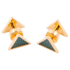 Hermes Gold-Plated Earrings