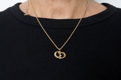 Christian Dior Gold-Tone “Dior” Necklace