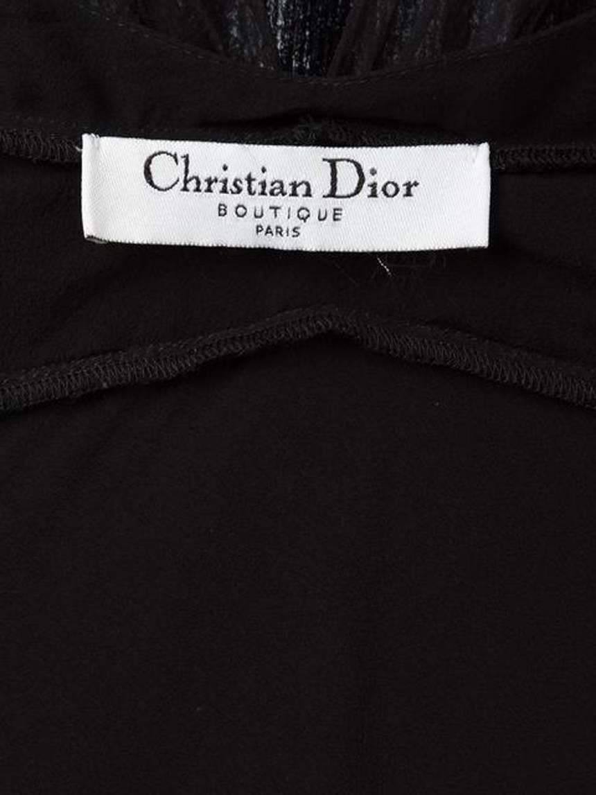 Christian Dior Black Evening Dress 1