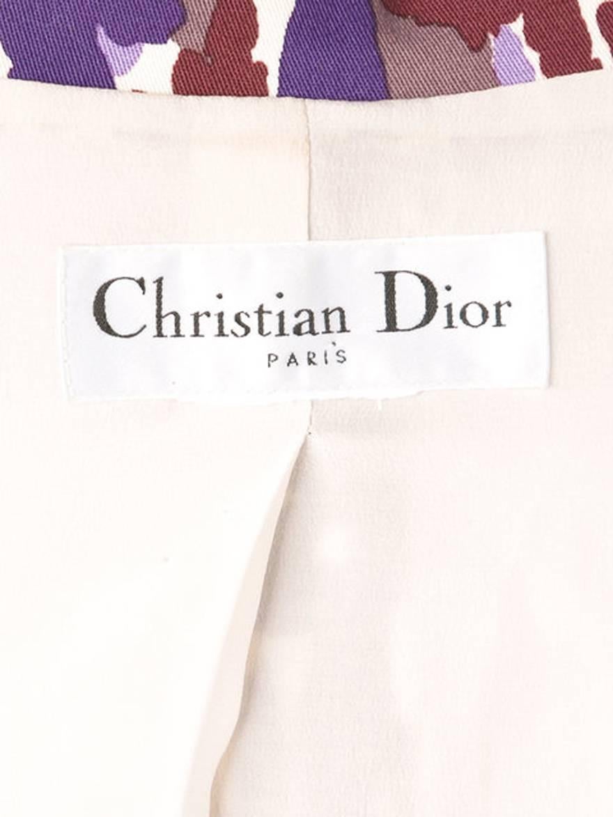 Christian Dior Multico Cotton Jacket In Excellent Condition In Paris, FR