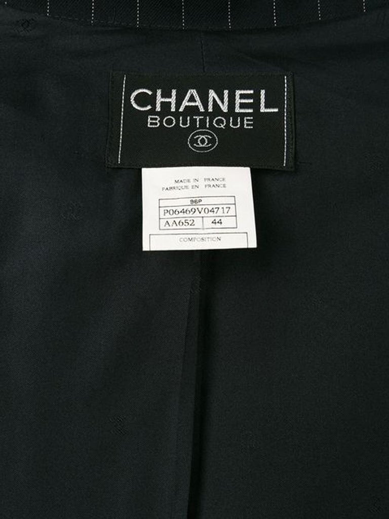 Chanel Pinstripe Jacket For Sale at 1stDibs