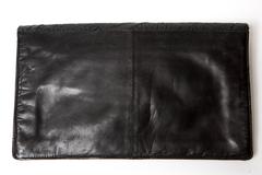 1970s Black Leather Rodo Clutch