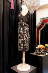 1990-1991 Torrente Haute Couture Beaded Court Gown