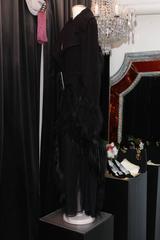 Fall 2006 Christian Dior by Galliano Black Evening Coat