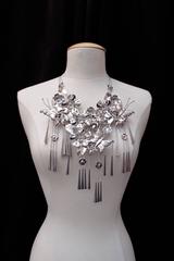 Dior by John Galliano Butterflies Silver Statement Necklace, Fall 2003