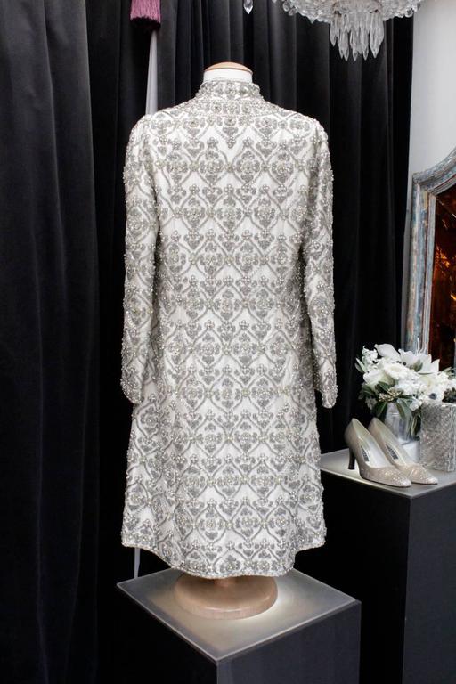 1960s Rare Embroidered Evening Coat For Sale at 1stdibs