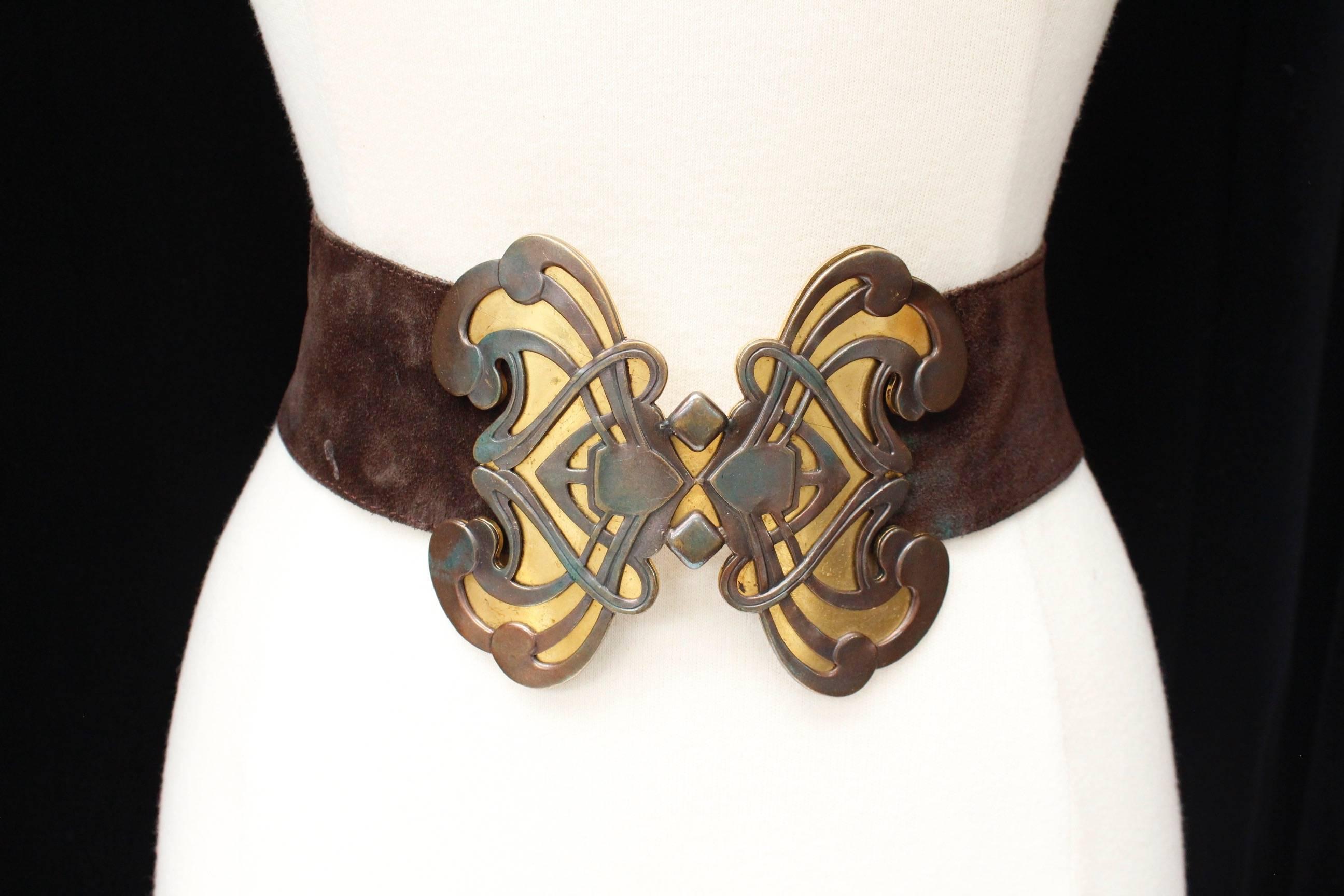 ysl brown belt