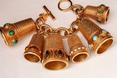 1990s Chanel exceptional and rare thimble set