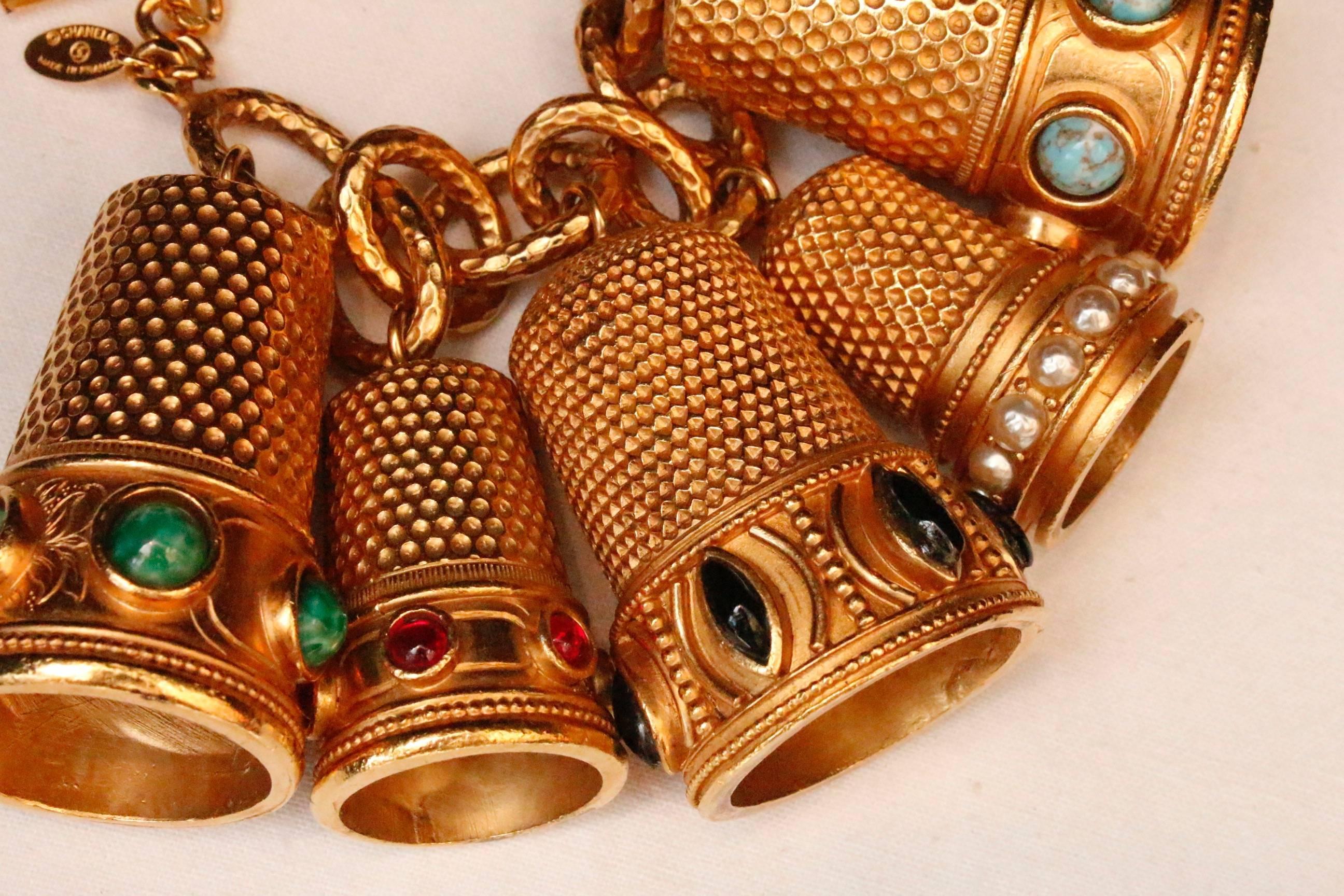 Women's 1990s Chanel exceptional and rare thimble set